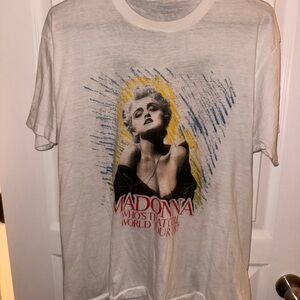 Madonna Graphic White T-Shirt